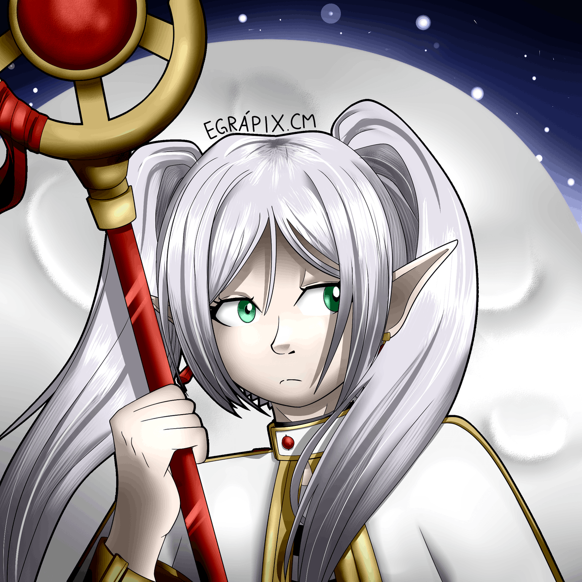 EgrapixCM's tweet photo. Lista de Animes #28: FRIEREN: BEYOND JOURNEY'S END

Apresentando a elfa maga preferida🧝‍♀️do mundo de fantasia, Frieren volta para visitar seus amigos, mas sendo uma imortal, logo percebe-se que não terá  mais tempo para lembrar dos velhos tempos😢!

#Frieren #fanart #anime https://t.co/GmwGlFBcNf