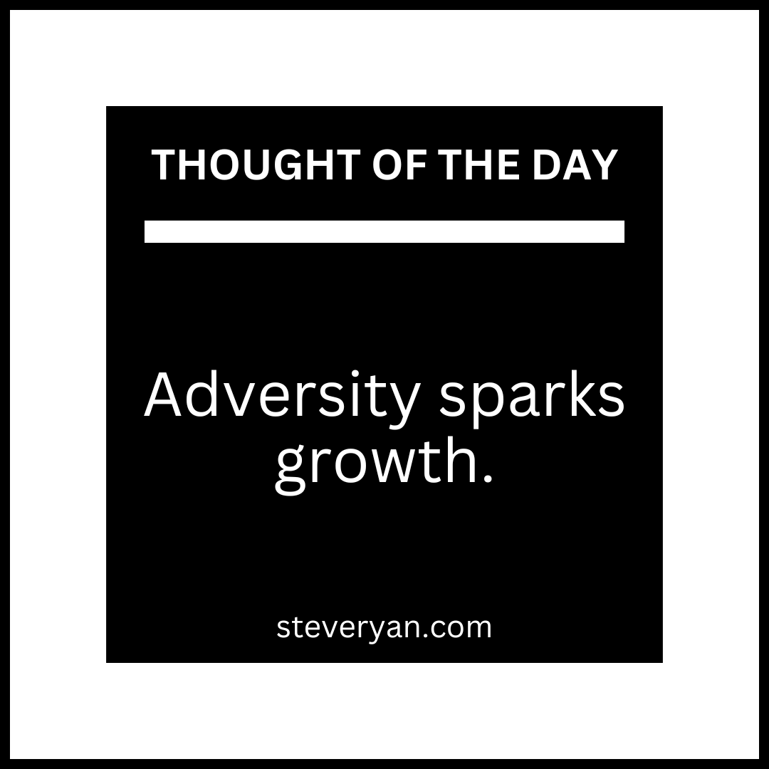 steveryanonline's tweet photo. Adversity sparks growth
#steveryan #PersonalGrowth
#AmbitionDriven https://t.co/OlMAJXi9md