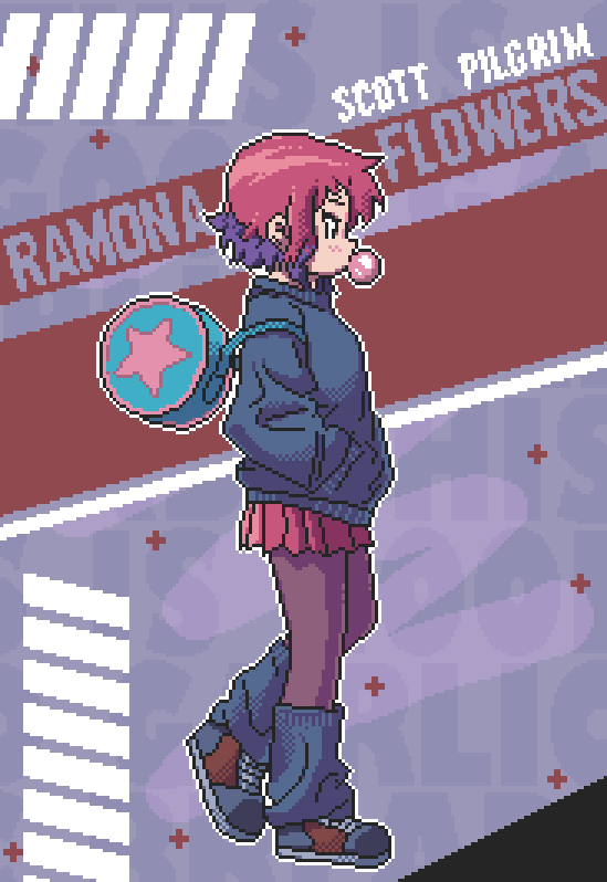 Vicky_pixeI's tweet photo. Ramona Flowers
#PixelArt  #Aseprite https://t.co/dzH3qG3dxZ