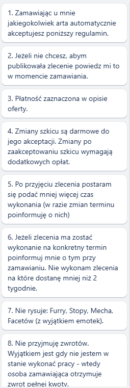 PLVtuberSlander's tweet photo. I ostatnia rzecz, bo największą obroną tej Pani jest to, że otwarcie mówi o tym, że używa AI jako referencji. 
Używaj do woli, ale napisz o tym w swoim ToS na trello, na którym masz wszystkie informacje odnośnie zleceń. https://t.co/VRndw7K6Ka