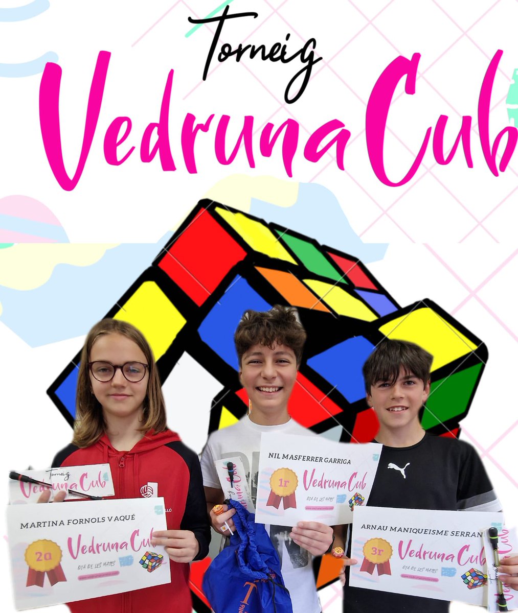 vedrunatorello's tweet photo. Torneig Vedruna Cub amb 1r i 3r d’ESO a l’hora de matemàtiques.
Amb una metodologia lúdica, a partir de reptes, l’alumnat apren a desenvolupar els algoritmes del cub de Rubik i a millorar la visió espacial, la capacitat resolutiva i la concentració. 🟥🟦🟩🟨
#cubderubik https://t.co/eAzrt5CfpU