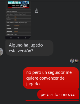 Mi pana Julio de negocios preguntando sobre moemon y yo comentando que Rull quiere que lo juegue...ni