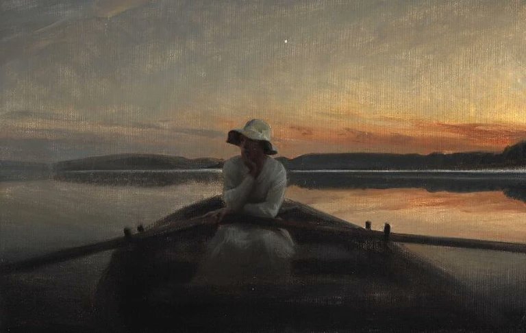 Harald Slott-Møller Paa Søen i de lyse Nætter, 1921