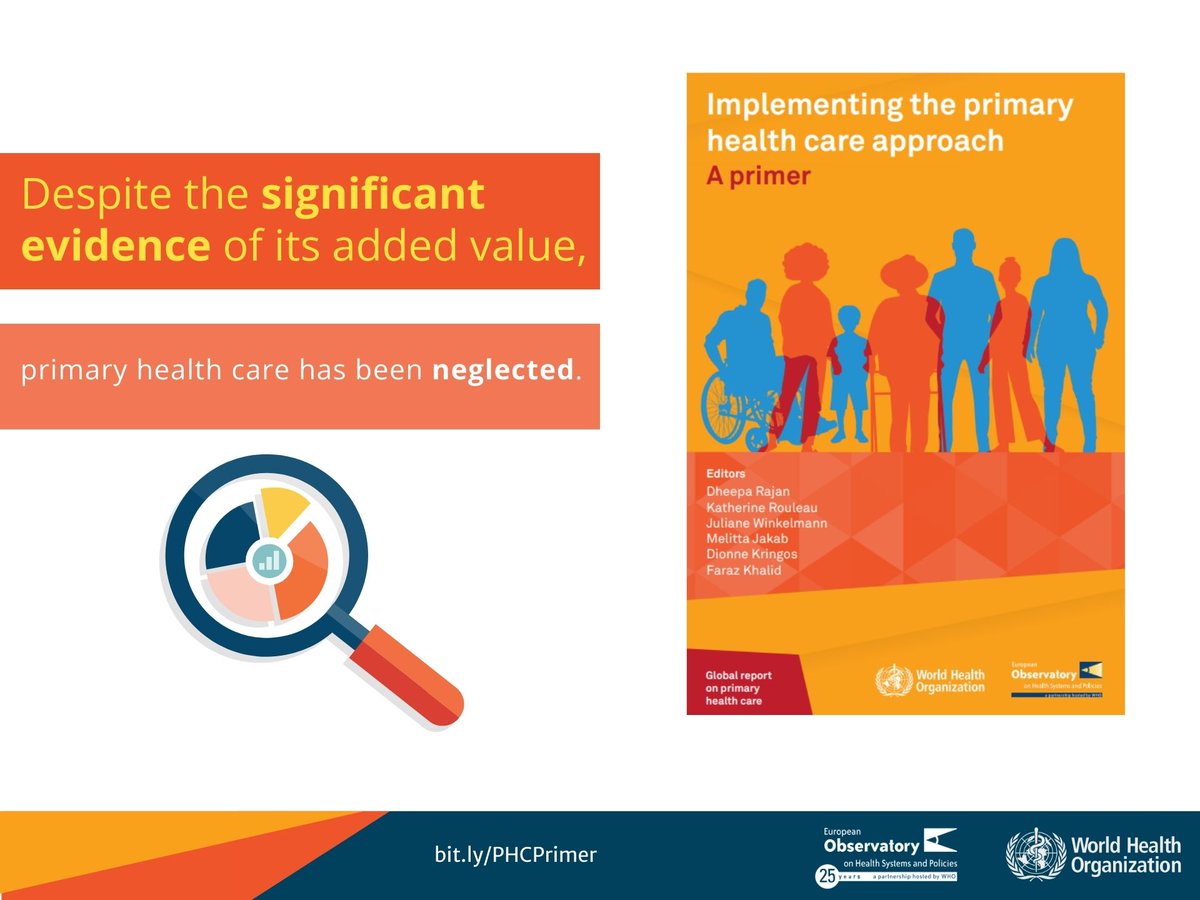 Today at #WHA77 PHC side event, we launched a report that consolidates global evidence, good practices, and formal research on the #PrimaryHealthCare approach.

📚“Implementing the Primary Health Care Approach: a Primer'

Read it here: iris.who.int/handle/10665/3…