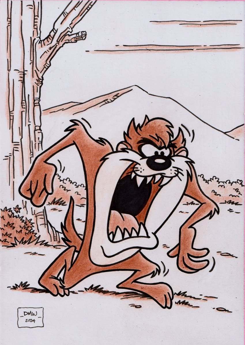 Dave_Windett's tweet photo. This ink and coloured pencil sketch of Taz is my contribution for this year’s @DoodleDay fundraising auction which raises funds for Epilepsy Action.
#nationaldoodleday #drawing #sketch #tazmaniandevil #loonytoons #loonytunes #warnerbros https://t.co/7dUzAZg7Ea
