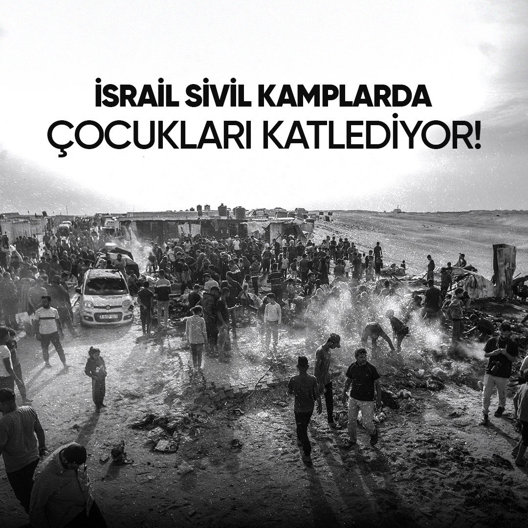 İsrail, Filistin’deki sivil insanları hedef almaya, tüm dünyanın gözü önünde insanlık suçu işlemeye devam ediyor.

Çocuk katillerine lanet olsun!