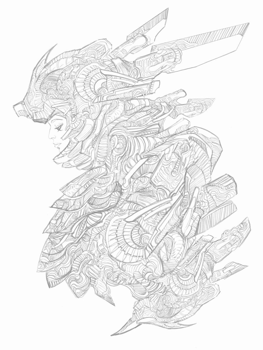 Digital sketch from way back…#art #drawing  #disegno #pencilart #pencildrawing #digitalpencil #illustration #lineart #linework #scifi #scifiart #darksurrealism #surrealism #hardscifi #details #darkart #biomechanical #dark #darkartists #sketch #digitalsketch #digitaldrawing