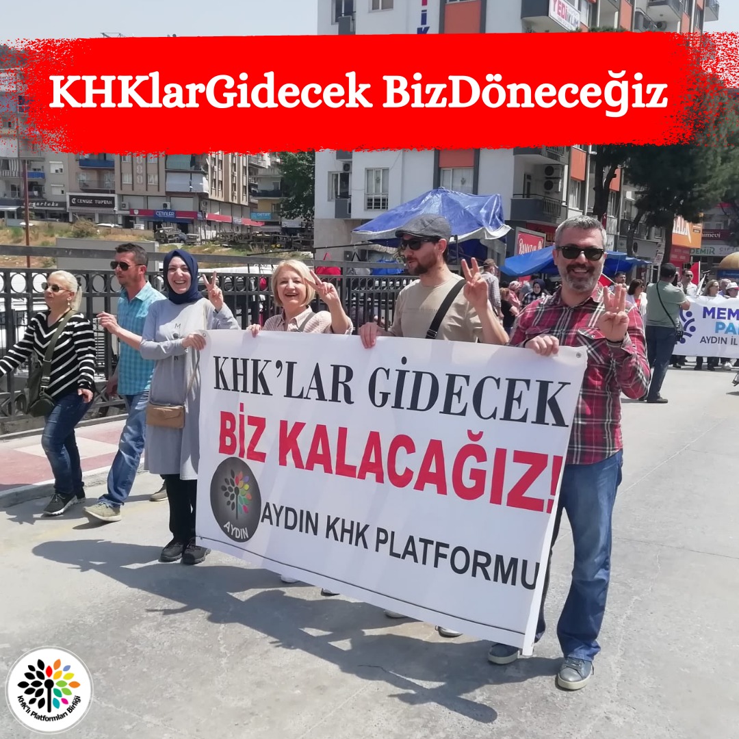 KHKlarGidecek BizDöneceğiz
Günümüz hukuk normları birtarafa  kılı kırk yararken 
Evrensel HUKUKa kör sağır dilsizi oynamak yaşanan zulmü YOK SAYMANIZ yaşanan GERÇEKLİĞİ DEĞİŞTİRMİYOR...
@adalet_bakanlik 
@yilmaztunc