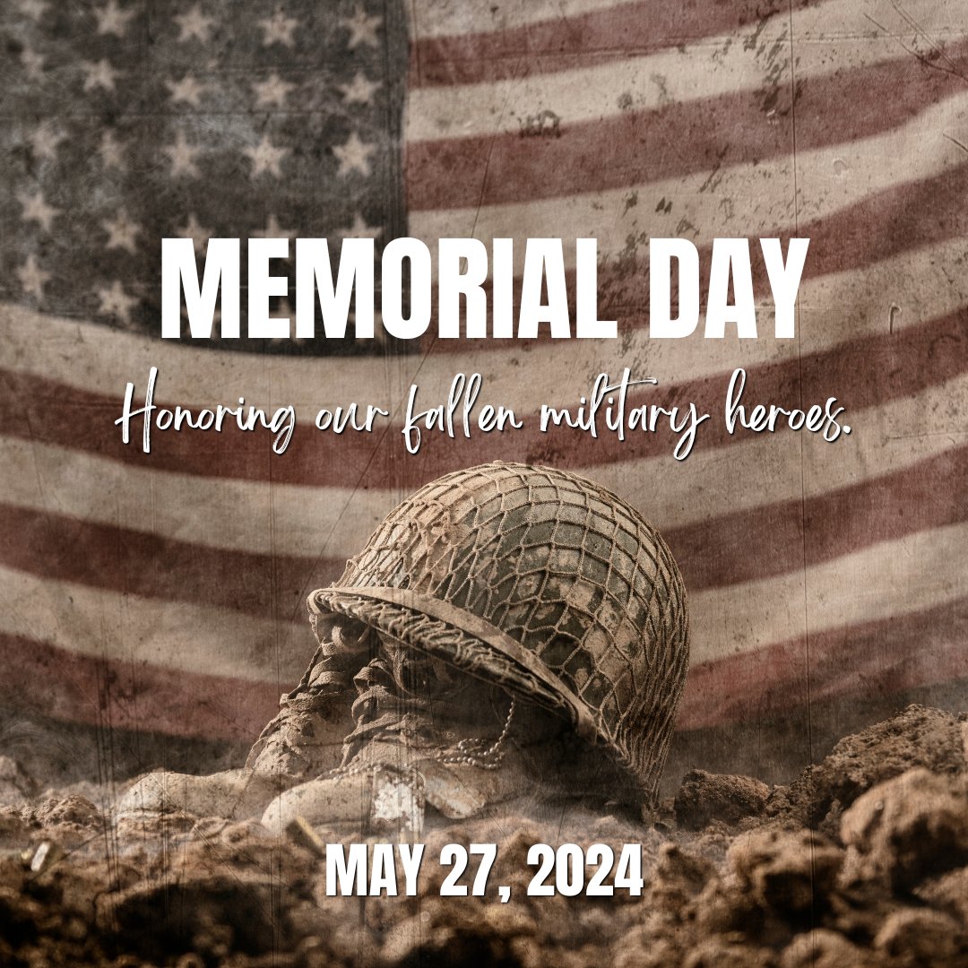 Memorial Day is the unofficial start of summer, but it’s about more than just summer vibes and a three-day weekend. Remember those today and everyday those who sacrificed their lives to protect our great nation. At 3 p.m. local time, please take part in the National Moment of