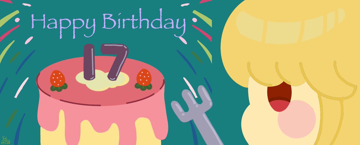 shirleycrow4's tweet photo. sorry i'm late. but happy birthday! #yume2kki17th https://t.co/q30QYlmPx4