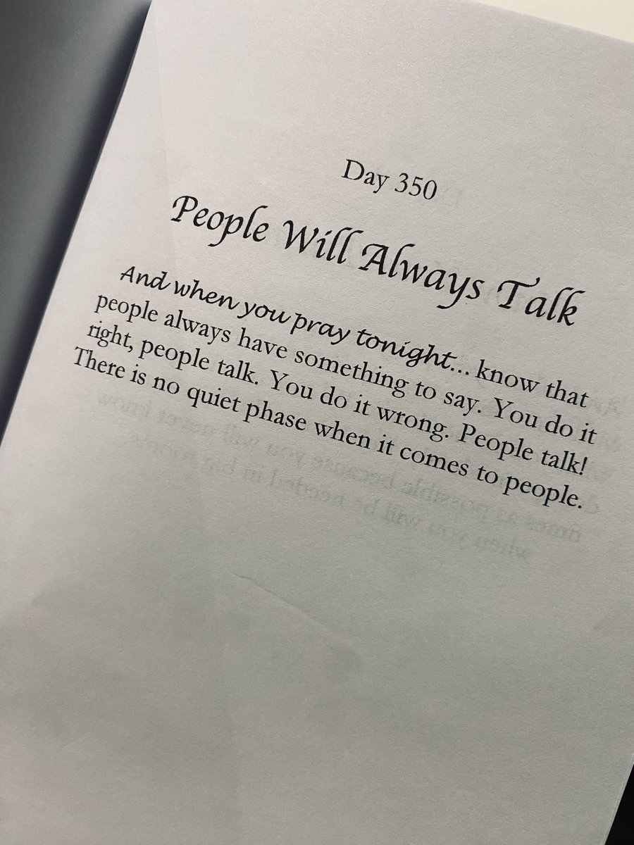 People will always talk