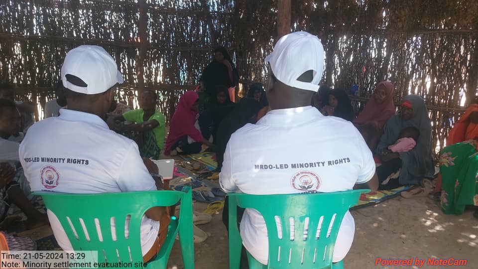 isack_jama's tweet photo. MRDO staff have reached Minority and marginalised settlement in Beletweyne North West  and North East for flood affected areas, the assessment will publish immediately https://t.co/lHg59mSLZP