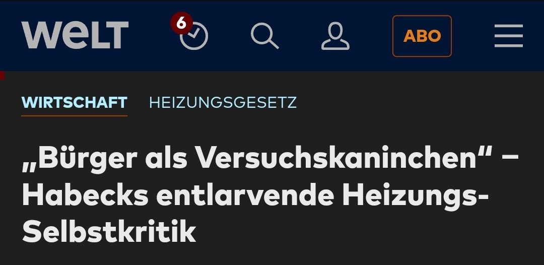 Weder Bürger noch Unternehmen sind #Versuchskaninchen für die grüne Ideologie, vergesst das am 9.6.2024 nicht. 

#Habeck #Heizungsgesetz

welt.de/wirtschaft/art…