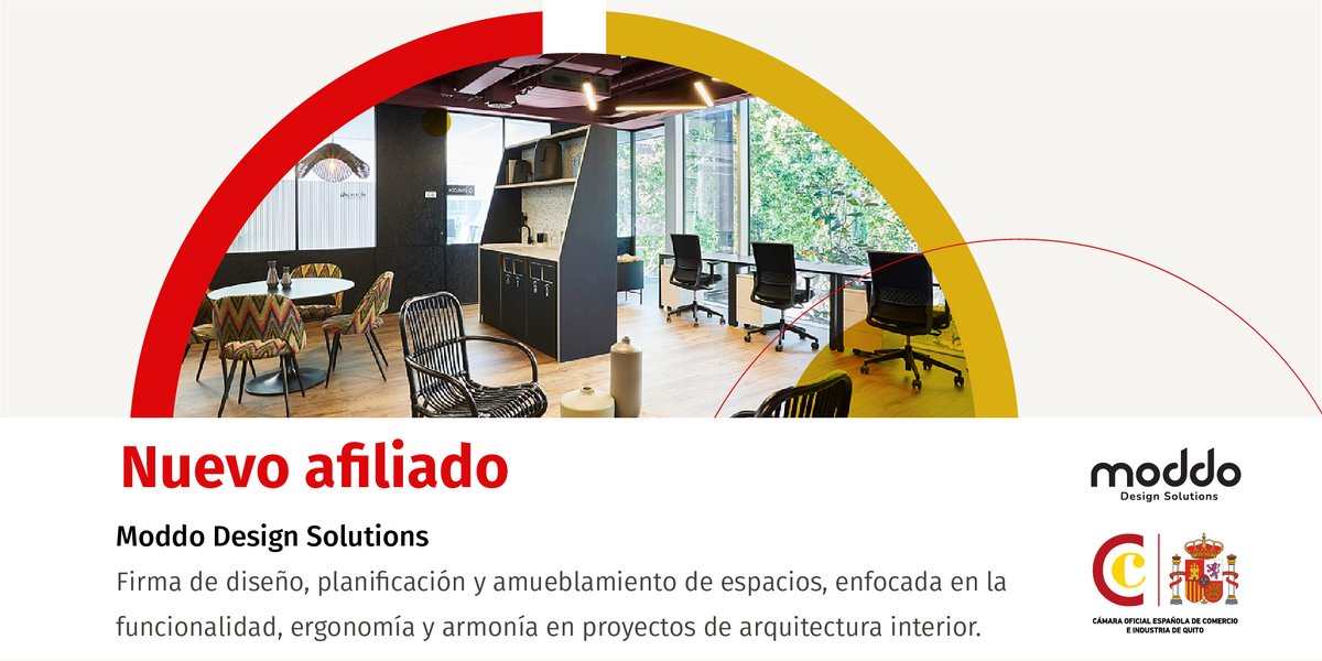 Estamos entusiasmados de dar la bienvenida a #ModdoDesignSolutions, empresa conectada con los agentes de cambio y comprometidos con el uso de estrategias 💡 innovadoras y de crecimiento sustentable.♻️

¡Seguimos creciendo juntos!

#Mobiliario #DiseñodeInteriores #España #Ecuador