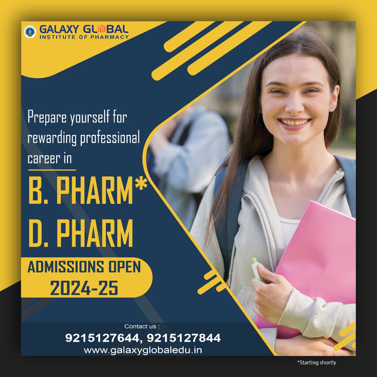 A pharmacy is essential in medicine because it involves preparing, dispensing, and properly using the medicine for therapeutic purposes. Admission opens for session 2024-25 @ Galaxy Global Group of Institutions, Ambala #gggi #admissionOpen2024 #dpharmacy #bpharmacy #pharmacy