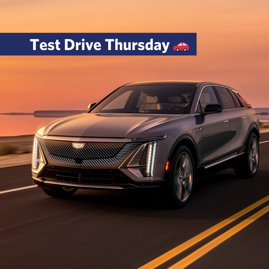 Join us at CAA Burnside for your chance to get behind the wheel of the exciting, super stylish Cadillac lyric! 

Book your test drives now at buff.ly/3R0tnmd 

#NovaScotia #driveelectric #ElectricVehicles #NextRide