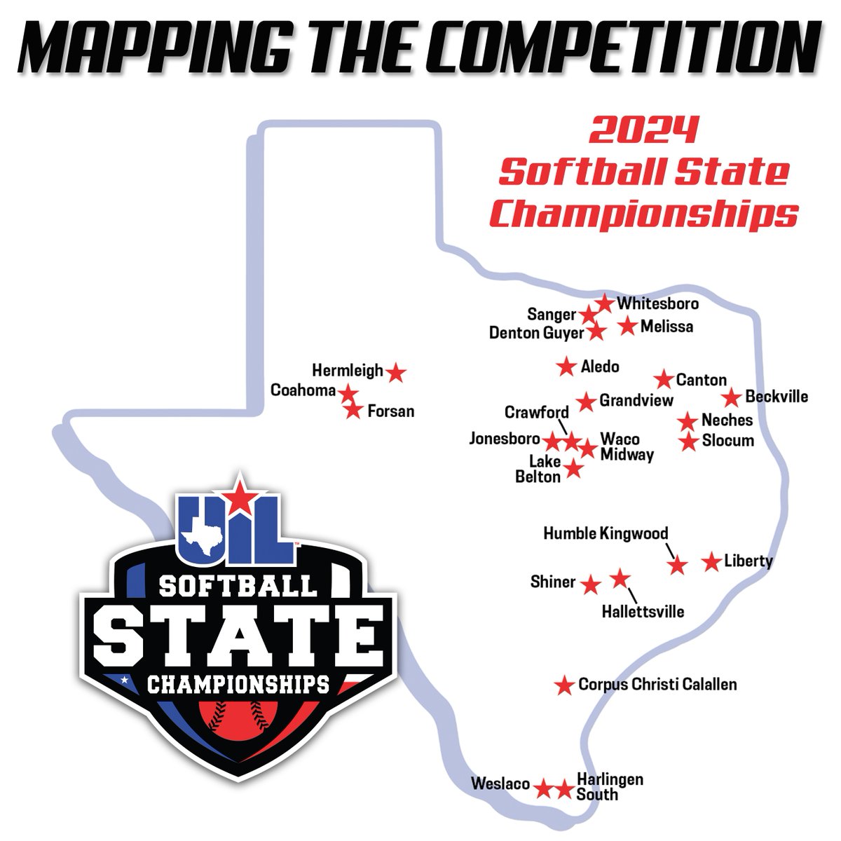 Tomorrow marks the start of #UILState Softball! Teams, communities & fans - see you in Austin! 🚙💨 🥎 uiltexas.org/softball/state