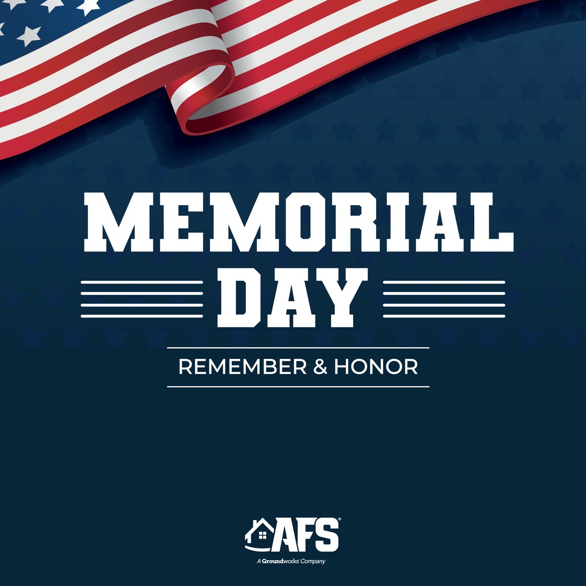 Today we remember and honor those who have given the ultimate sacrifice for our country. Without you, we wouldn't have the freedom we know today. #MemorialDay