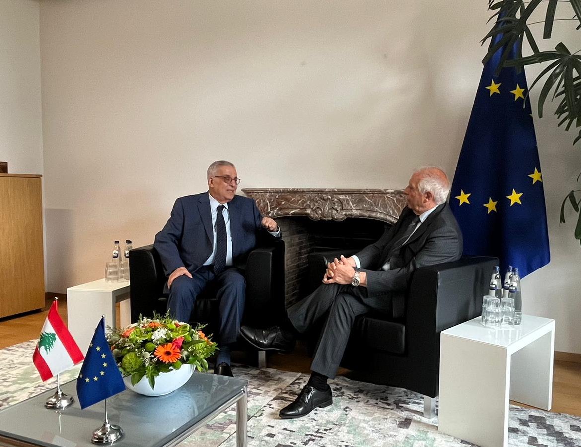 Met w/ FM Abdallah Bou Habib in Brussels to discuss the many challenges Lebanon faces, including the war beyond its southern borders. I assured him of the EU support and willingness to move forward the bilateral relationship, and to work for peace and stability in the region.