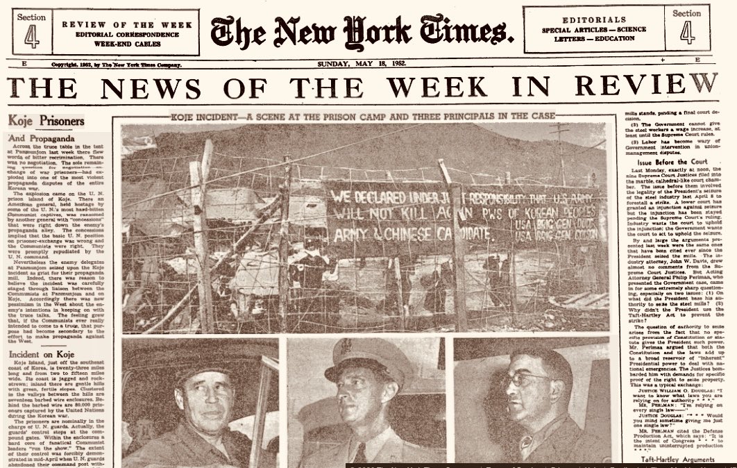 In one of the most infamous events of the Korean War, communists on Koje-Do island took a U.S. general hostage. President Truman ordered my father’s elite unit, stationed in Japan, to the island to crush the communists & save the general. They did. It’s the stuff of legend.