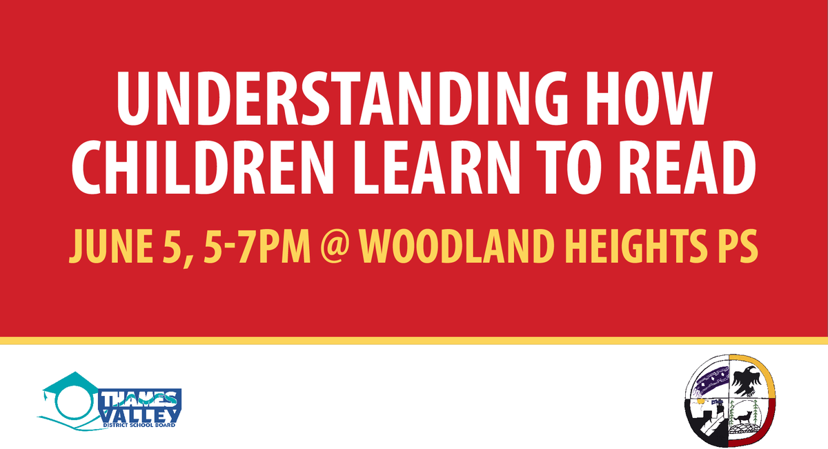 Thames Valley DSB (@tvdsb) on Twitter photo Parents and caregivers of First Nations, Métis and Inuit students are invited to join <a href="/fnmitvdsb/">FNMI Thames Valley</a> for an info session on Understanding How Children Learn to Read on Wednesday, June 5 from 5-7 p.m. <a href="/woodheightsps/">Woodland Heights PS</a>!📖 Register today: forms.gle/iuqhSqjzmxWbK9… Parents and caregivers of First Nations, Métis and Inuit students are invited to join <a href="/fnmitvdsb/">FNMI Thames Valley</a> for an info session on Understanding How Children Learn to Read on Wednesday, June 5 from 5-7 p.m. <a href="/woodheightsps/">Woodland Heights PS</a>!📖 Register today: forms.gle/iuqhSqjzmxWbK9…
