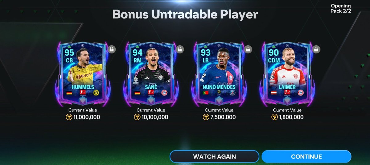 👇Drop your pulls for the RTTF pack (5/3 tokens)

If u didn't open, DONT WASTE THE EA best oppurtunity to make the best team!🧢

RT AND FOLLOW
@DrPinguPlays
@azaylfcmobile
@minusfcmobile
@FcBrownYT
@FirstHalfYT
@Amar__FC
@KJavierFM
@EAFCMobileForum
@RizkieFCMobile 
@GWM9MOP