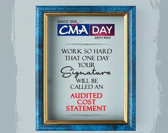 Happy CMA Day to all CMA Aspirants
#cmaday #cmafoundationday✌👨‍🎓