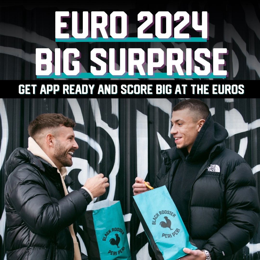 We’re going big for Euro 2024 ⚽️🏴󠁧󠁢󠁳󠁣󠁴󠁿

And all you have to do for the huge surprise is be ‘app ready’ for the opening day - June 14th.

You definitely don’t want to miss this!

🤳 ‘Black Rooster’ on the App Store…. Go!