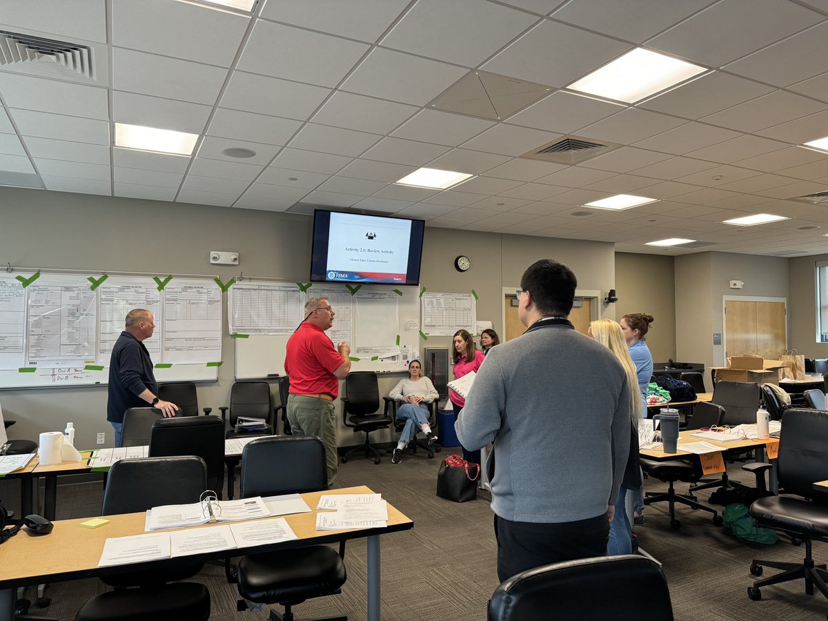 Completed 5-day ICS 300/400 <a href="/fema/">FEMA</a> course with great Region 1 partners <a href="/FairfieldHD/">Fairfield Health Dpt</a> <a href="/TrumbullHealth/">TrumbullHealthDepartment</a> <a href="/TownMonroeCT/">Monroe Health Dept.</a> <a href="/NorwalkHealth/">Norwalk Health Dept.</a> <a href="/ynhhealth/">Yale New Haven Health</a> &amp; New Canaan &amp; Greenwich Health Depts! Thanks <a href="/CTDPH/">CT Public Health</a> for bringing in engaging <a href="/TetraTech/">Tetra Tech</a> instructors Jeff Galloway &amp; Greg Shuping