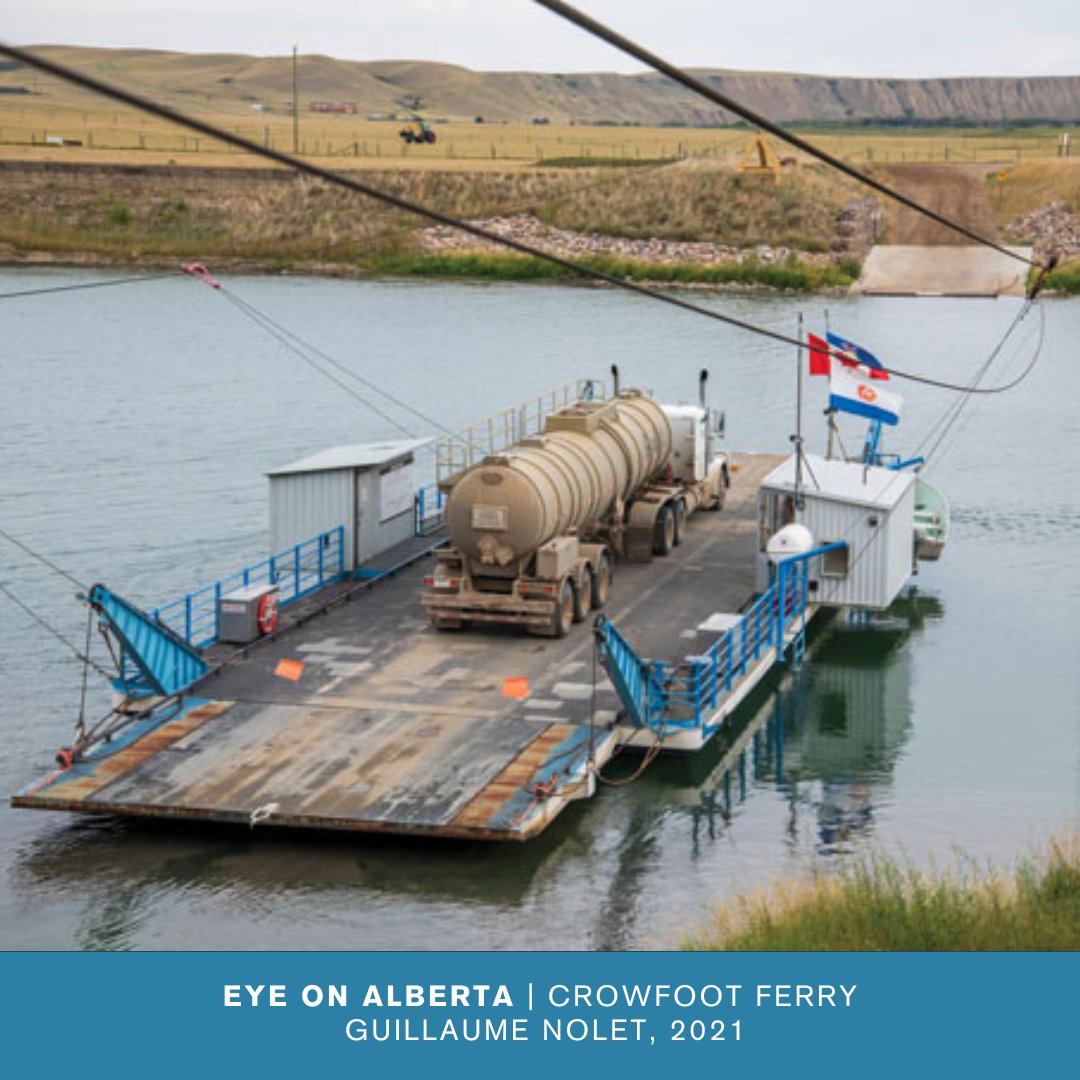 Alberta has ferries! 😎 Check one out this summer if it's still on the bucket list. Photograph published in Alberta Views' May issue. #alberta #ableg #abpoli #cdnpoli #yyc #yeg