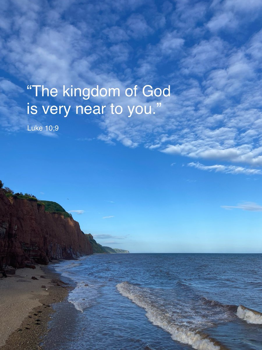 The reign of God is already present for those who wish to follow Him.
#KingdomofGod