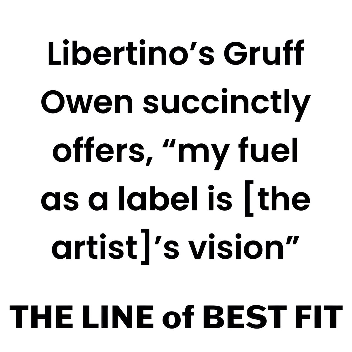 Libertino (@libertinorecs) on Twitter photo ๐ช Nice mention in <a href="/bestfitmusic/">THE LINE of BEST FIT</a> of the positive panel (What are the strategies behind signing new artists in 2024?) Libertino was part of in <a href="/FocusWales/">FOCUS Wales</a> this year alongside <a href="/Dominorecordco/">Domino Recording Co</a> <a href="/RoughTradeRecs/">Rough Trade Records</a> <a href="/SecretlyGroup/">Secretly Group</a> <a href="/PPLUK/">PPL</a>
๐ ๐ thelineofbestfit.com/features/festiโฆ ๐ช Nice mention in <a href="/bestfitmusic/">THE LINE of BEST FIT</a> of the positive panel (What are the strategies behind signing new artists in 2024?) Libertino was part of in <a href="/FocusWales/">FOCUS Wales</a> this year alongside <a href="/Dominorecordco/">Domino Recording Co</a> <a href="/RoughTradeRecs/">Rough Trade Records</a> <a href="/SecretlyGroup/">Secretly Group</a> <a href="/PPLUK/">PPL</a>
๐ ๐ thelineofbestfit.com/features/festiโฆ