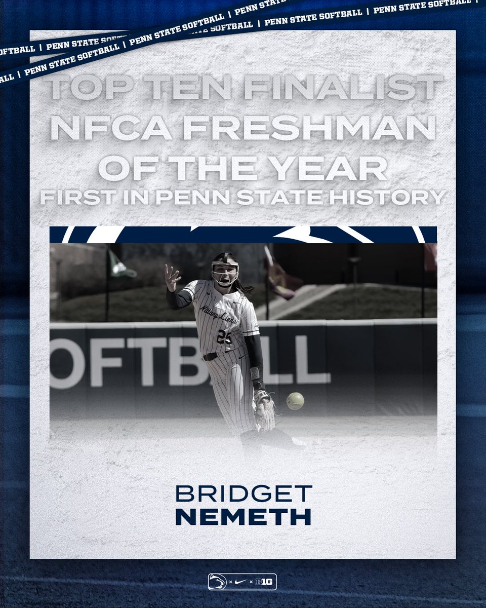 A Top 10 Finalist for NFCA National Freshman of the Year… 𝐌𝐀𝐃𝐄 𝐇𝐄𝐑𝐄

#WeAre | #NextStop