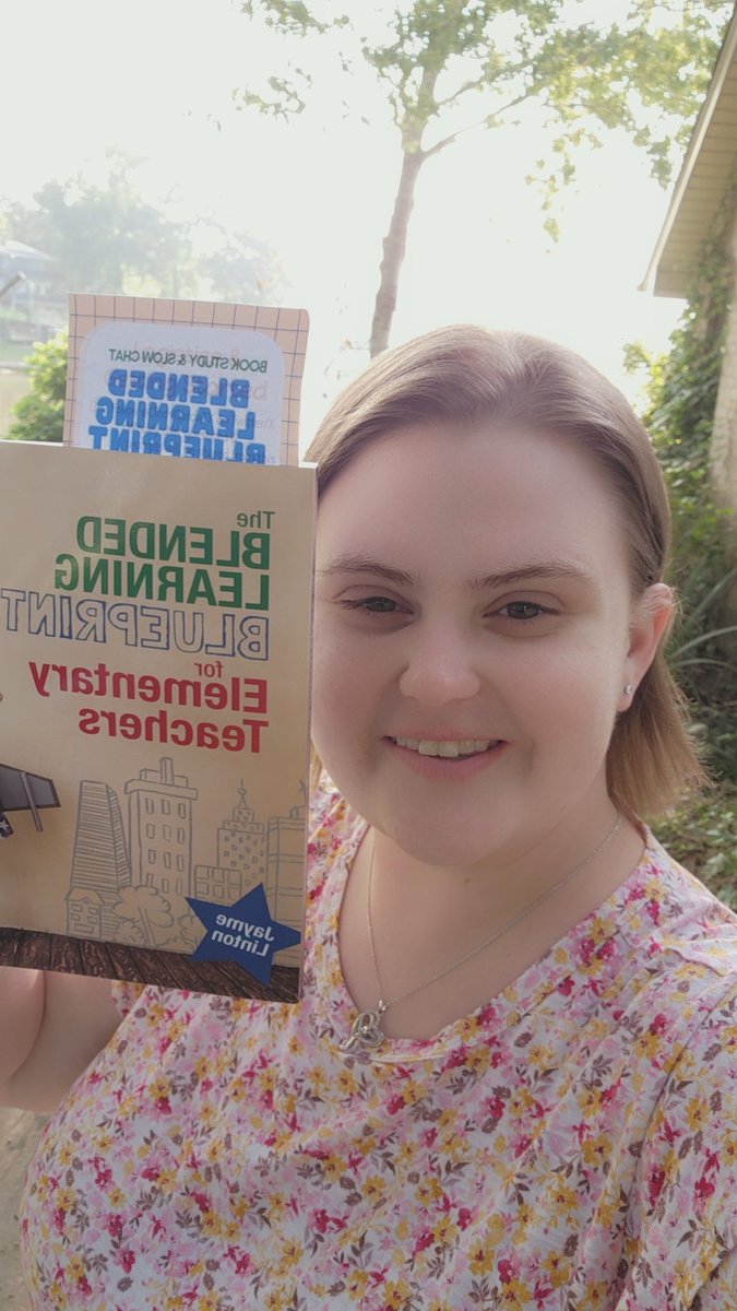 AlyssaAggie's tweet photo. Can't wait to dive into a new book this summer to learn more about blended learning! #BLBlueprint #PISDMathChat https://t.co/vxuqETyAGf