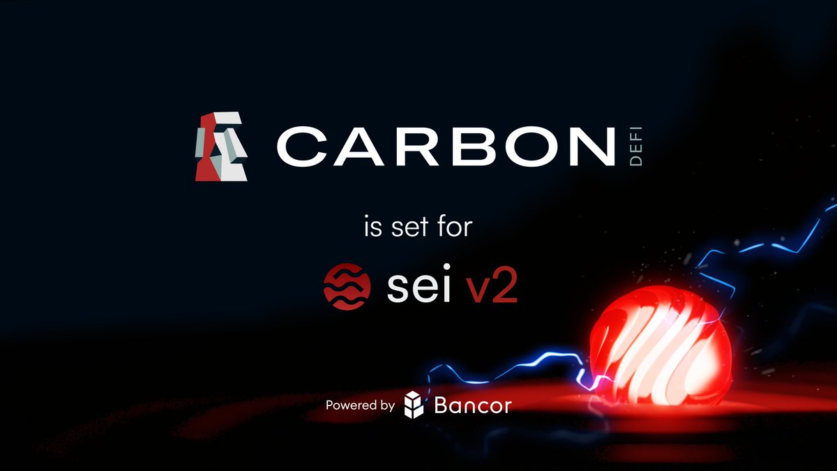 ♉ @Bancor's on-chain trading and liquidity hub @CarbonDeFixyz is now live on @SeiNetwork ♉ Automate your Trading Strategies with #CarbonDeFi 🔥 Easily Adjustable 🔥 Rotating Liquidity and MEV Resistant 🔥 On-chain Limit & Range Orders 🔽 VISIT sei.carbondefi.xyz