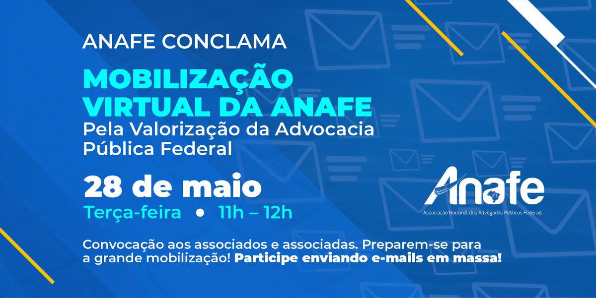➡️ Encaminhe para os seguintes e-mails: 
gabinete.ministro@agu.gov.br
listaprocfederais@agu.gov.br
PGFN-procuradores@pgfn.gov.br
listaprocbcb@agu.gov.br

✉ Texto a ser enviado:
anafe.org.br/conteudo-de-e-…