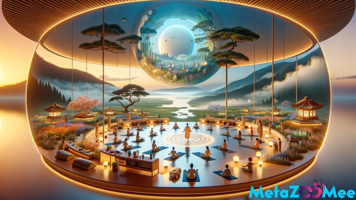 🧘‍♀️ Find peace and mindfulness in #MetaZooMee's virtual wellness retreats. Practice meditation, yoga, and self-care in serene digital settings. Wellness is redefined in the metaverse! #MetaZooMee #MetaZooMeeWellness #VirtualRetreat $MZM 🕊️