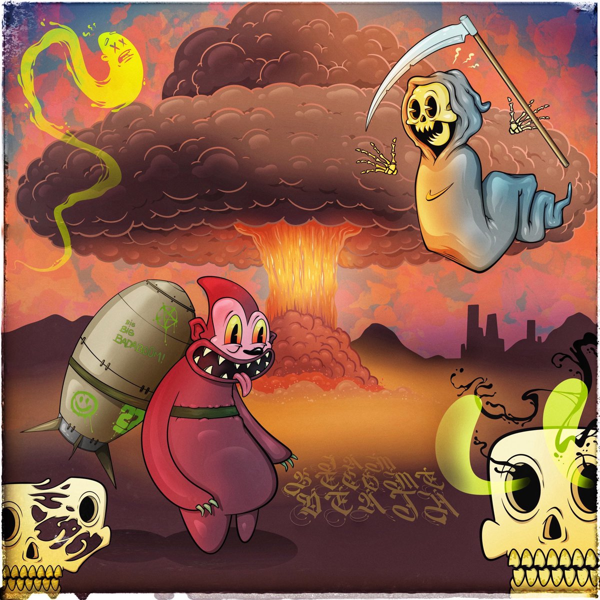 big thanks to <a href="/MrBroodschoen/">Mr. Broodschoen</a> for picking up my latest piece at @SuiGenerisAH auction 🙏🏻❤️… sorry i wasn’t able to get on stage, had a family thing that ran longer than it was supposed to. 

oppenheimer playing in the background inspired… I AM BECOME DEATH