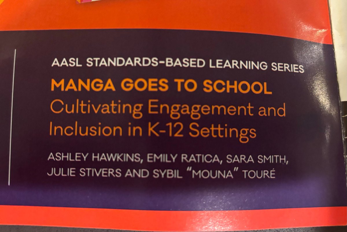 It's finally happening! The book we've been working on for over a year has title and release season. Get ready for Manga Goes to School! I can't wait to share our project with everyone! #MangaGoesToSchool @manga_librarian @BespokeLib