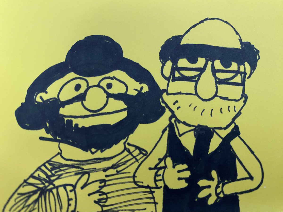 #MuppetationalMay day 25 (super late entry) frank oz! Ft Jim