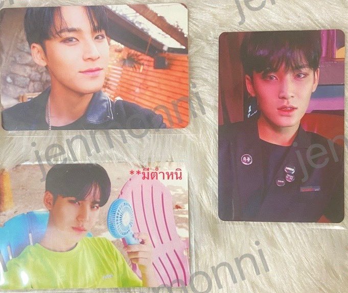🛒 INTEREST CHECK | IC | WTS | LFB

🐶 Mingyu Teenage Orange, Green, and Rose Quartz &amp; Serenity pc set
> 1050 PHP set + isf and pf

-  BATCH 6 JUNE-JULY ETA pasabuy (fr. Thai) 
- not yet secured
- x sensi and impatient
- PAYO only

🏷️ seventeen mingyu batangas ta teenage orange