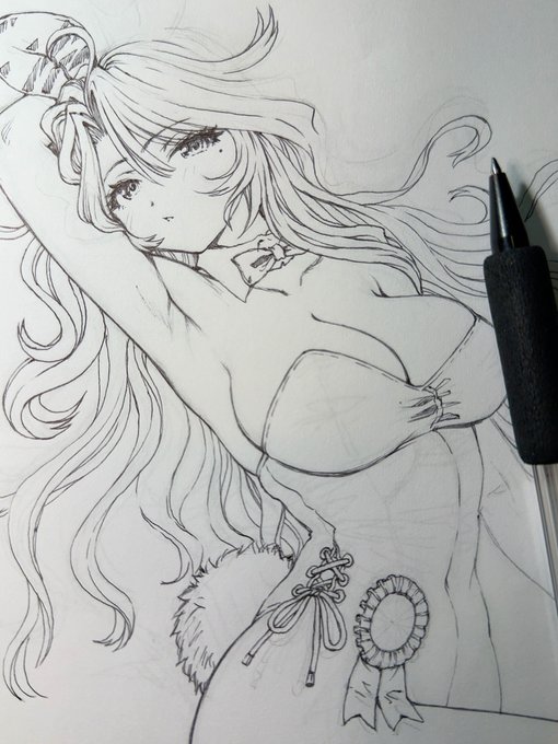 あの子がバニーガール🐰Skeb 作業中    
  ママ(うちの子)がバニーガール 
     https://t.co/Lt8X3kboDx 