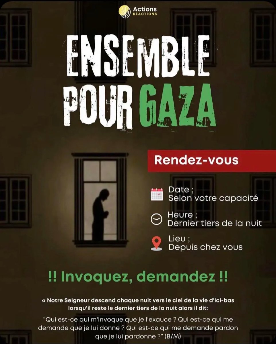 akr_tkn's tweet photo. RASSEMBLEMENT DEPUIS CHEZ SOIS POUR AIDER NOS FRÈRES ET SŒURS EN PALESTINE !!!!🇵🇸🇵🇸 https://t.co/KhkQYbh9No