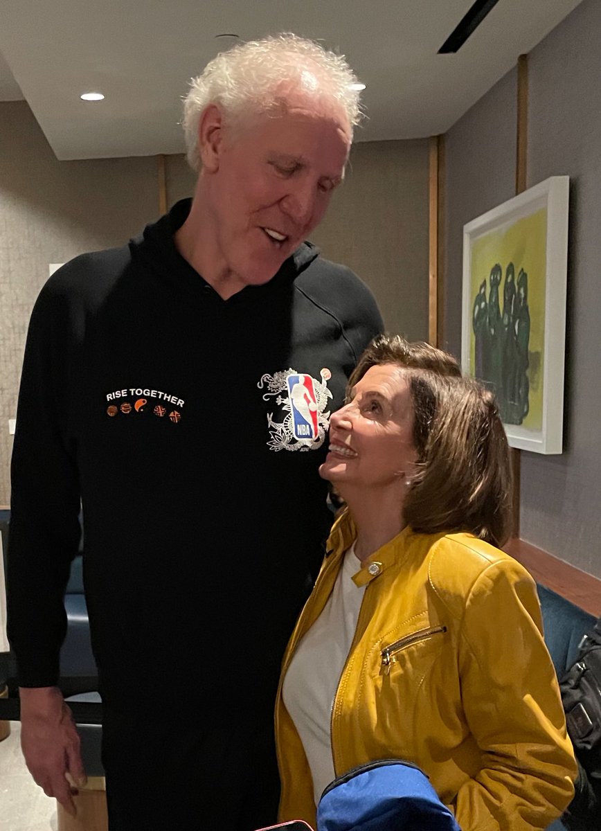 Bill Walton brought excellence, grit and joy to everything he did — from basketball to broadcasting to political advocacy. We’ll miss Bill at the games, the Grateful Dead concerts and in the halls of Congress. My deepest condolences to Lori and to the entire Walton family. -NP