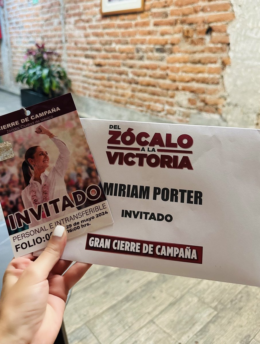 Ya estamos listos!!!! ❤️🇲🇽😃

#MéxicoConClaudia
#YoVotoClaudia
#ClaudiaPresidentaDeMéxico