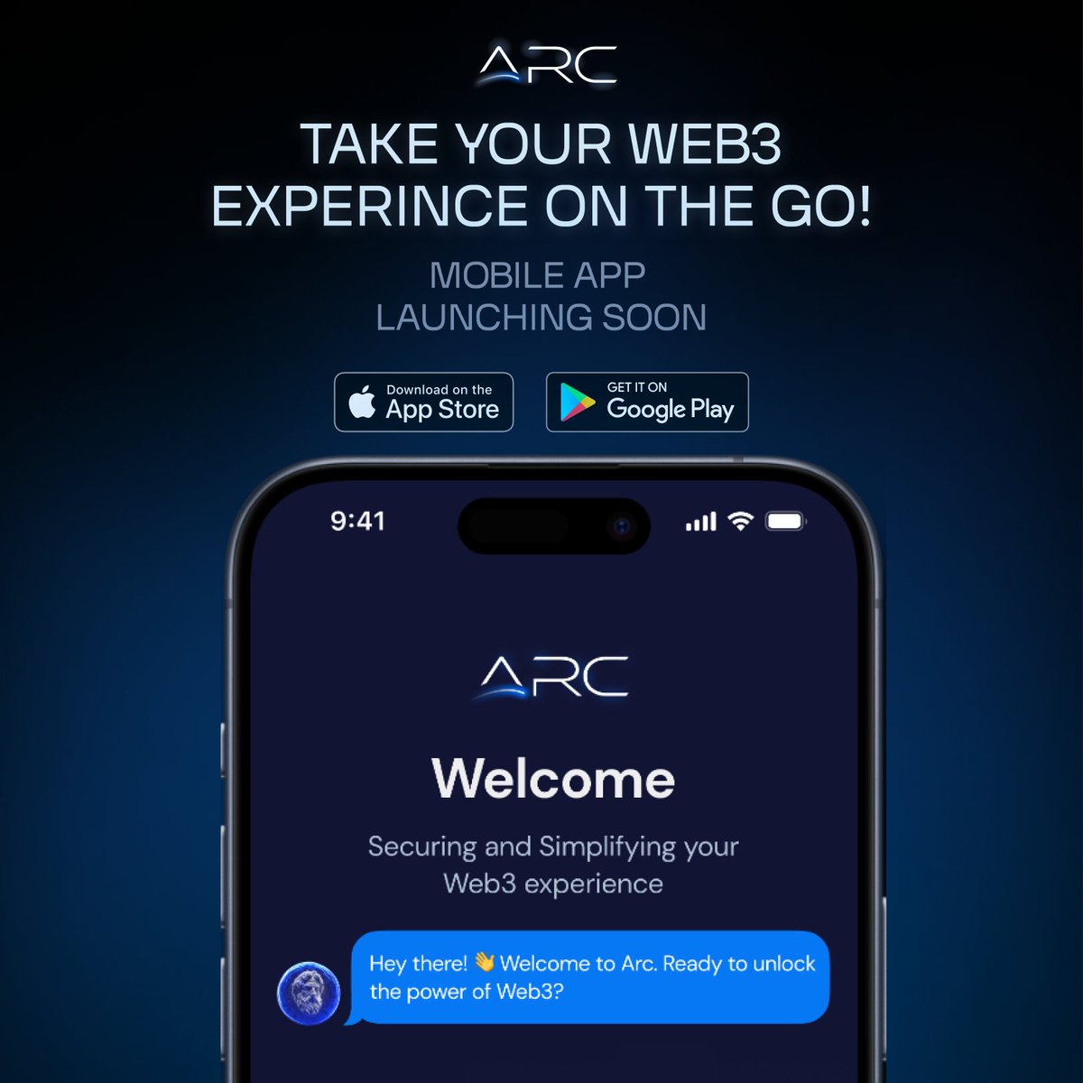 #ARC is set to redefine your  #Web3 trading experience with the upcoming Mobile App for iOS and Android!

Get ready to experience it all on the go! 📲

🔹 Seamless Low-fee Swaps
🔹 Top-notch Security
🔹 24/7 Portfolio Audits + Alert
🔹 Cross-chain Support
🔹 Real-time Market