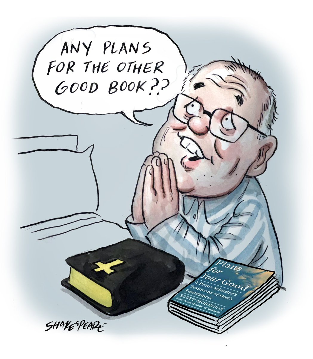 Some divine intervention may be needed to boost Scomo’s book sales smh.com.au/cbd/not-buy-th… CBD column <a href="/smh/">The Sydney Morning Herald</a> <a href="/theage/">The Age</a>