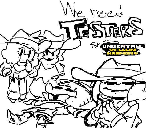 Undertale Yellow Harmony needs testers!

If you're willing to help us test the mod feel free to reply, not everyone will get in but we'll shoot you a DM if we pick you