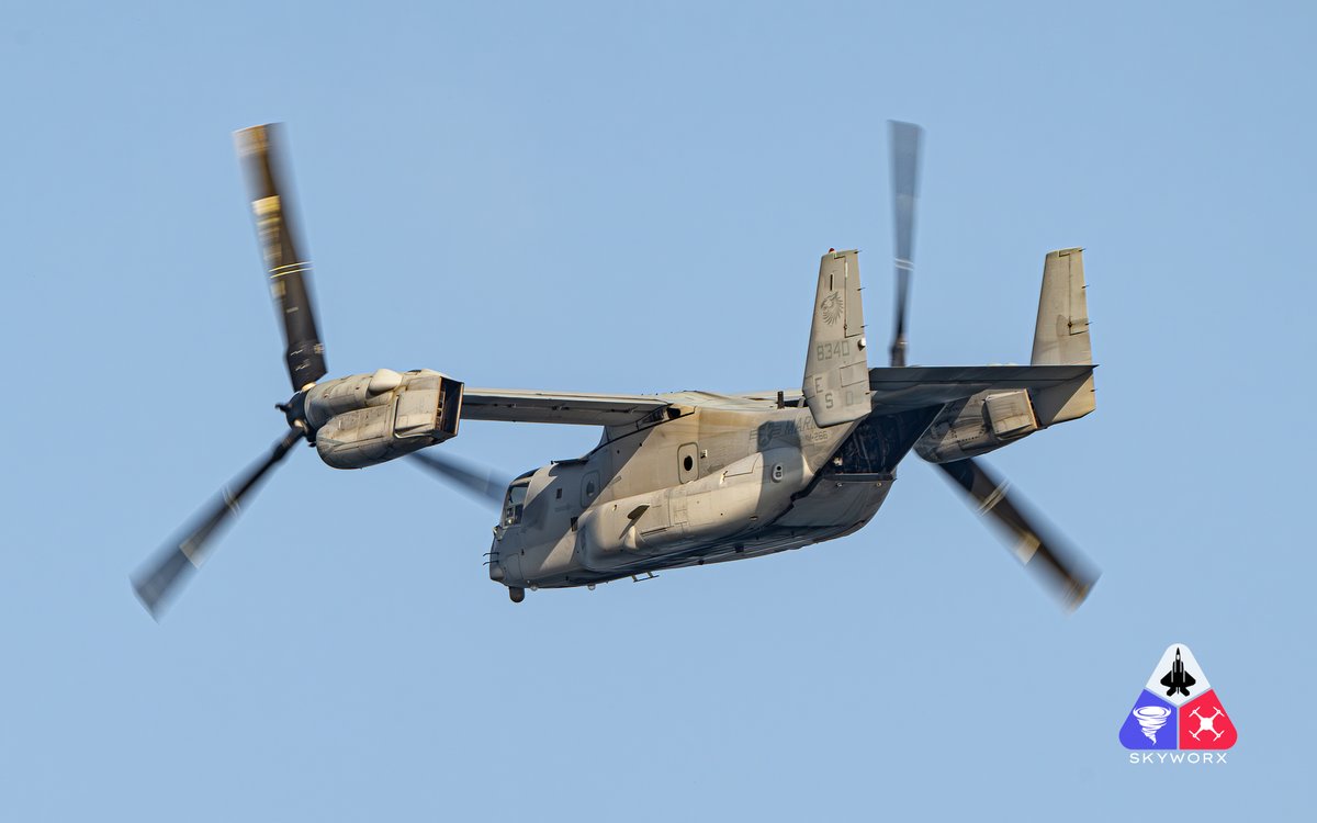 A surprise 2 ship USMC V-22 Osprey flight (VMM-266) made a sweet pass at Gulf Shores AL a couple of days ago. Finally made it home to edit a few. I had all of 2 seconds to grab camera and start shooting 'cold'. #aviation #avgeek #USMC #osprey #v22 #aviationdaily