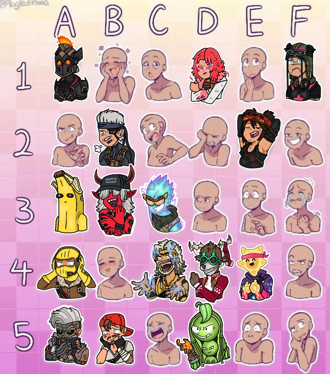 Round 3

As always, comment a skin and a pose for a chance to be included!